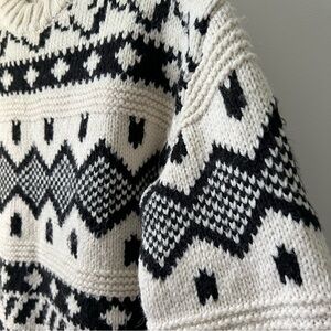 Jacquard-knit Sweater